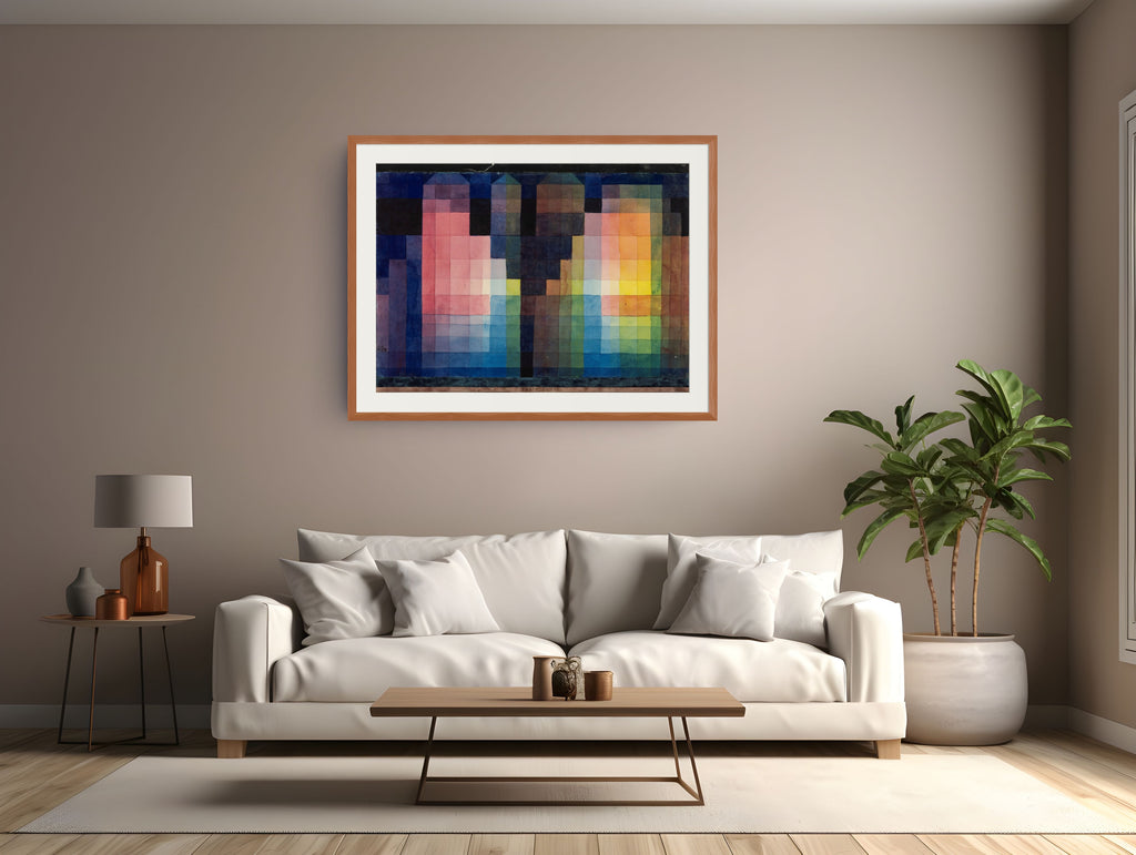 Ville en fête - Paul Klee - Toile premium 430g (qualité galerie)