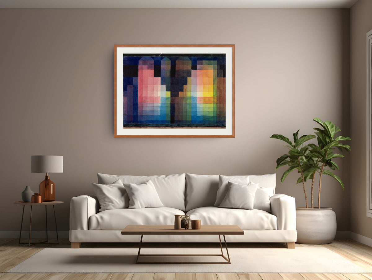 Ville en fête - Paul Klee - Toile premium 430g (qualité galerie)