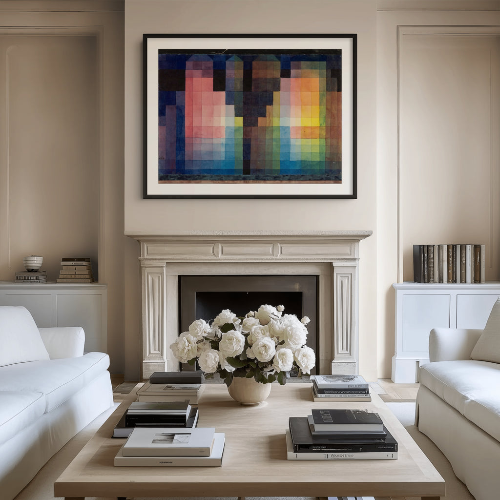 Ville en fête - Paul Klee - Toile premium 430g (qualité galerie)