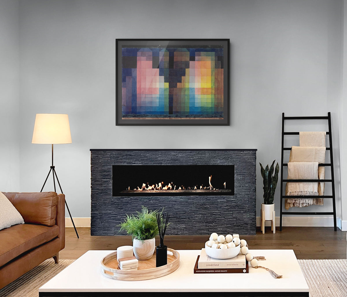 Ville en fête - Paul Klee - Toile premium 430g (qualité galerie)