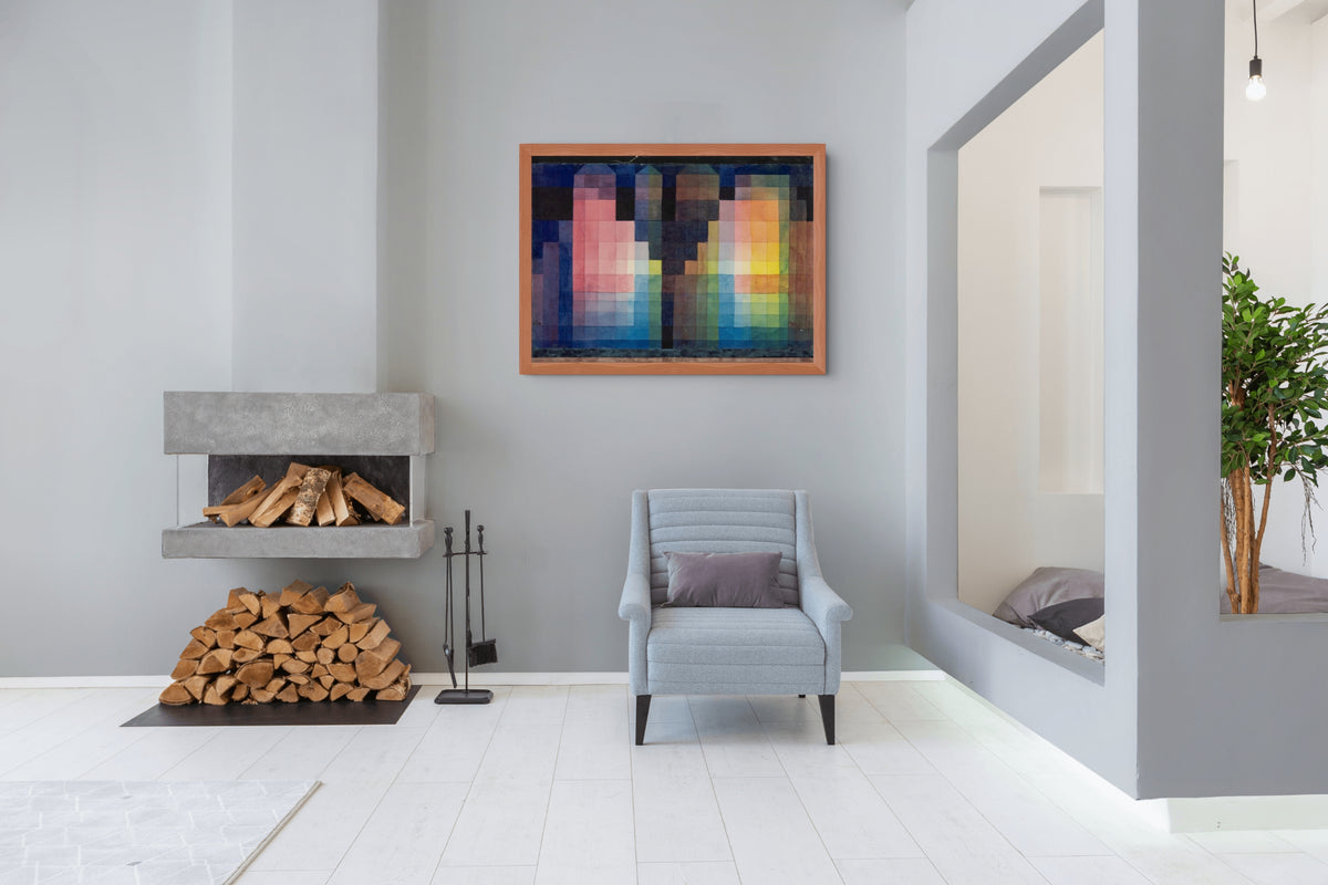 Ville en fête - Paul Klee - Toile premium 430g (qualité galerie)