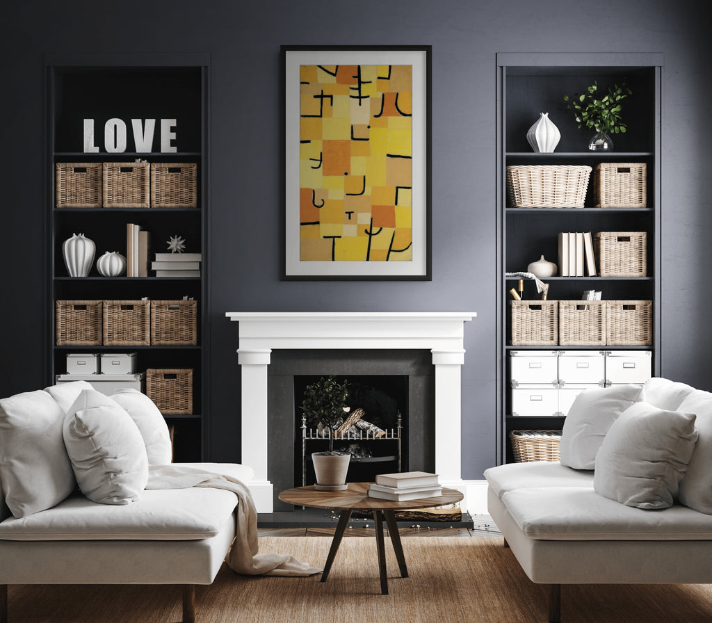 Yellow Signs - Paul Klee - Premium Canvas 430g (gallery quality)