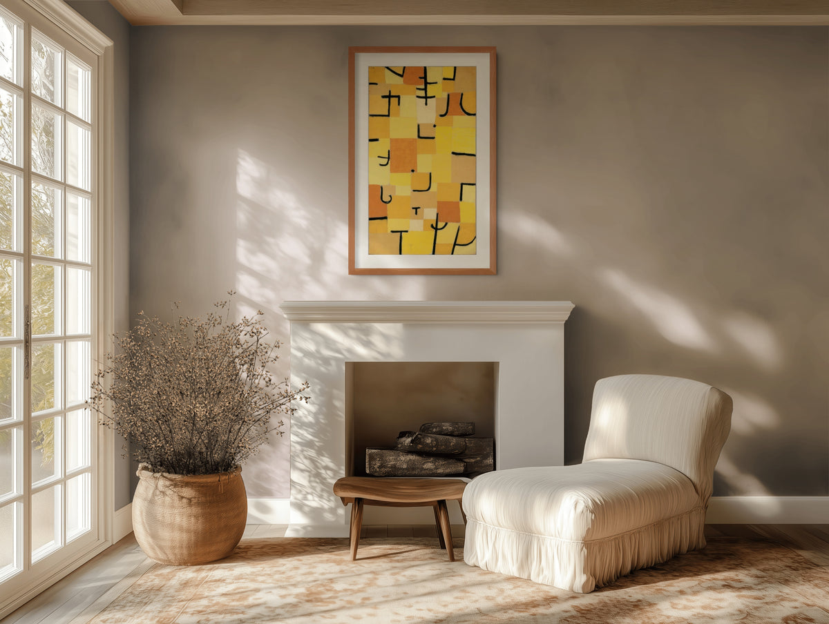 Yellow Signs - Paul Klee - Premium Canvas 430g (gallery quality)