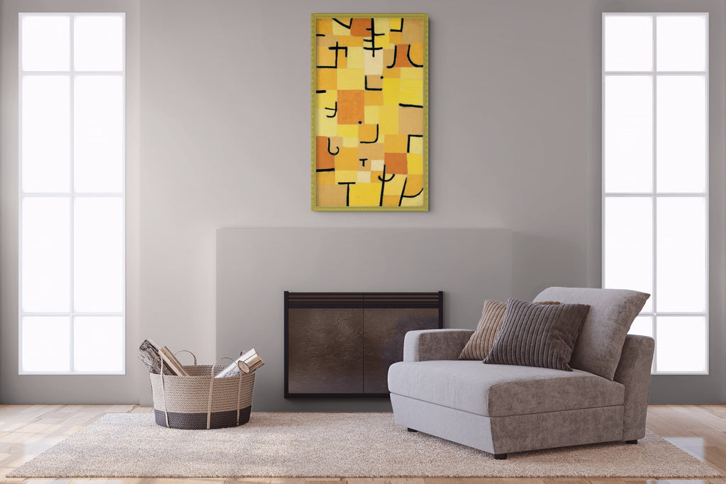 Yellow Signs - Paul Klee - Premium Canvas 430g (gallery quality)