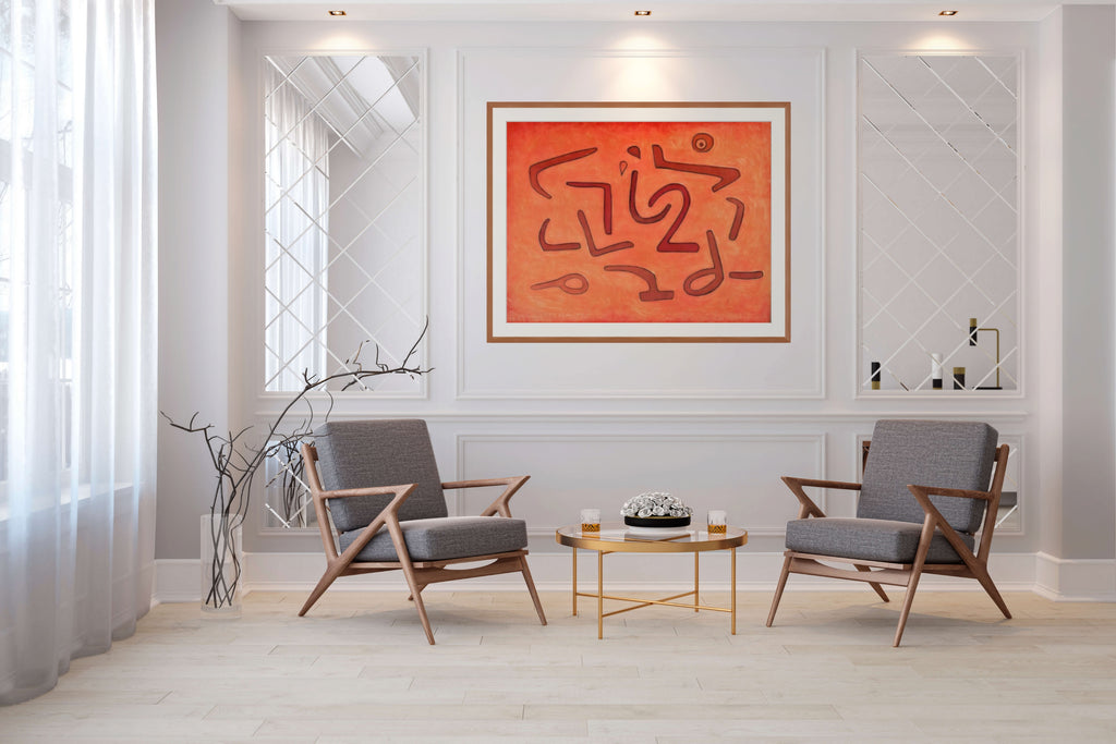 Laberinto destruido  - Paul Klee - Lienzo premium 430g (calidad de galeria)