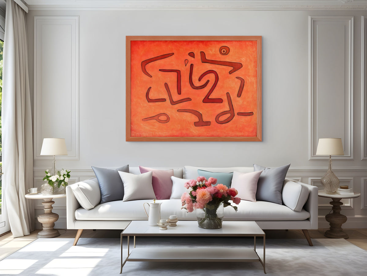 Laberinto destruido  - Paul Klee - Lienzo premium 430g (calidad de galeria)