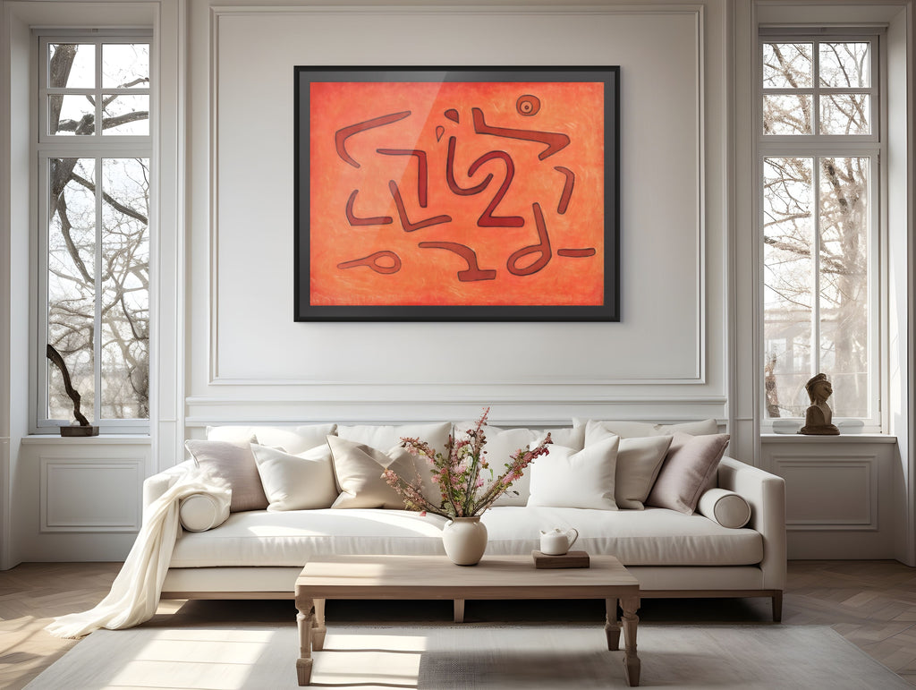 Laberinto destruido  - Paul Klee - Lienzo premium 430g (calidad de galeria)