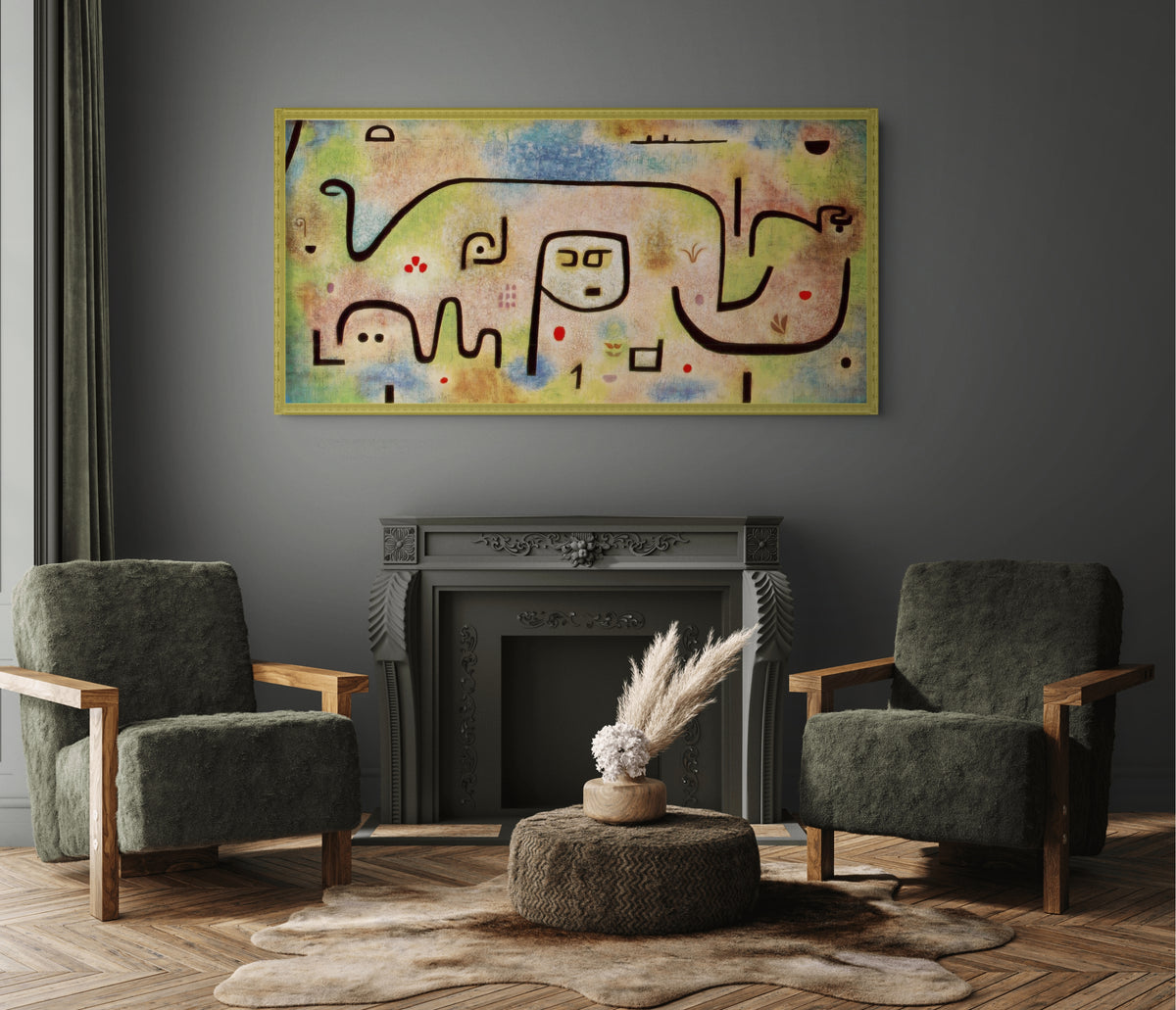 Angel applicant - Paul Klee - Premium canvas 430g (gallery quality)