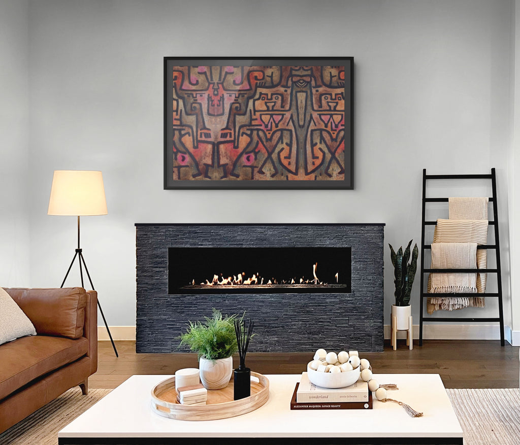 Brujas del bosque - Paul Klee - Lienzo premium 430g (calidad de galeria)