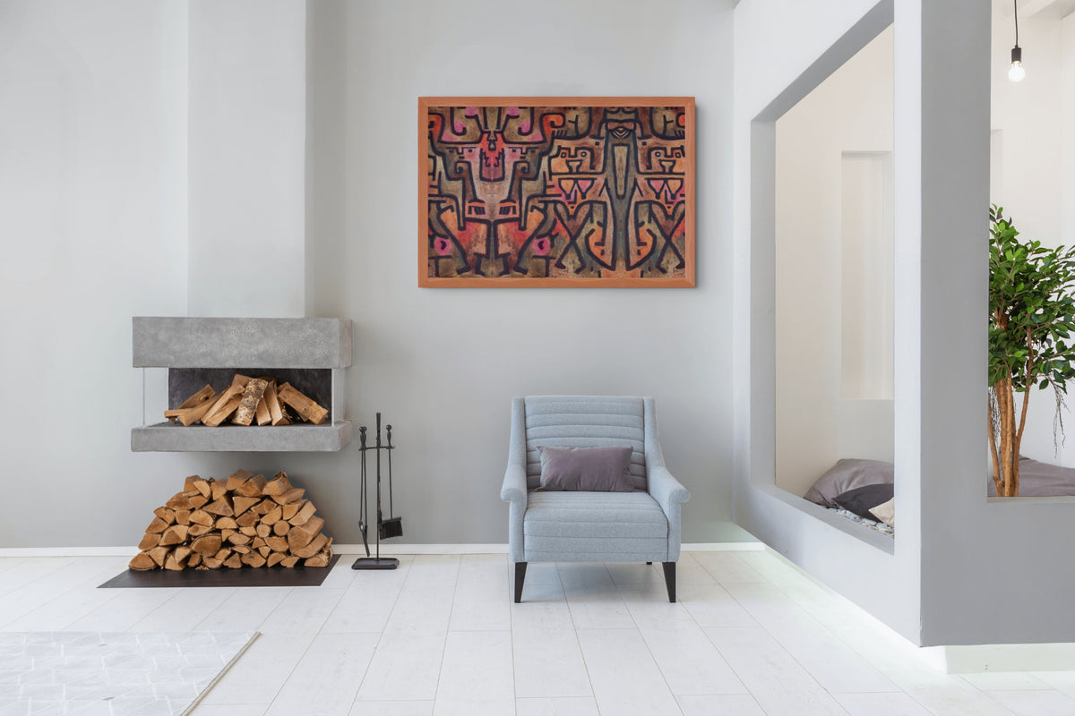 Brujas del bosque - Paul Klee - Lienzo premium 430g (calidad de galeria)