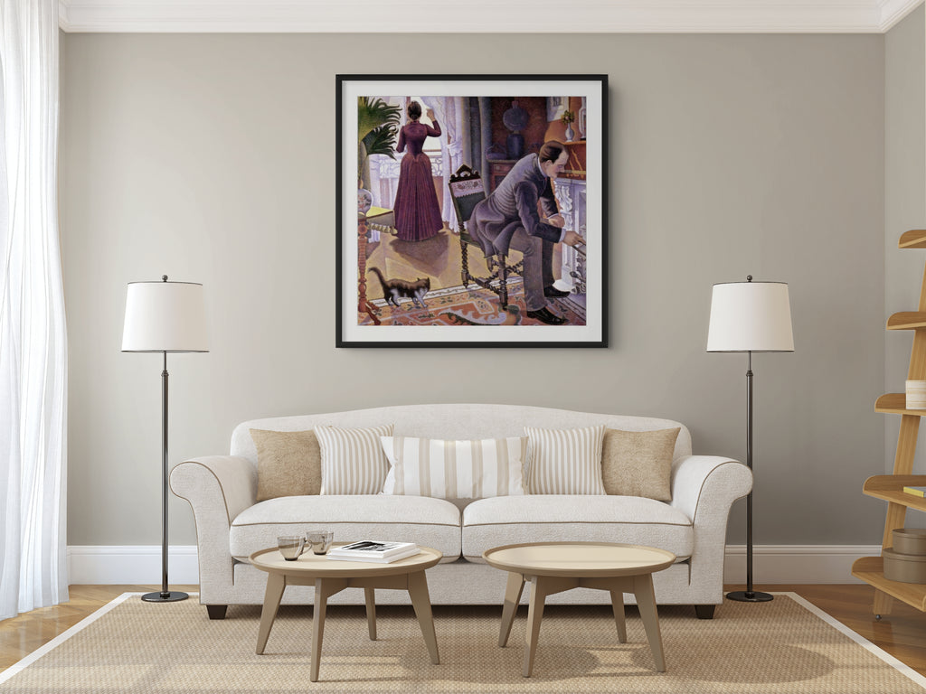 El domingo - Paul Signac - Lienzo premium 430g (calidad de galeria)