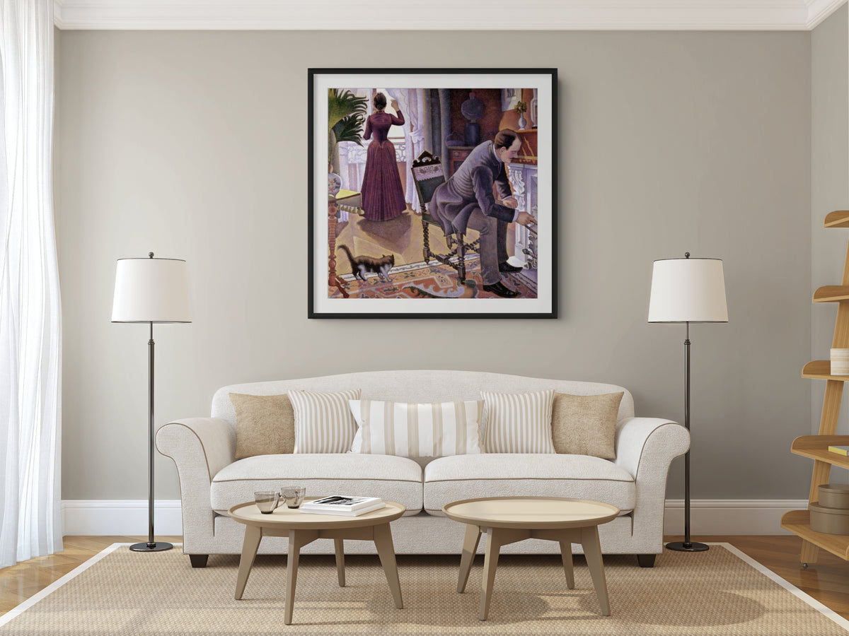 The Card Players - Paul Cézanne - 430g premium canvas (gallery quality)