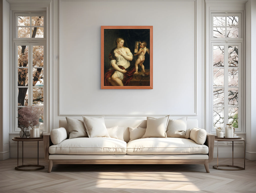Venus ante el espejo - Peter Paul Rubens - Lienzo premium 430g (calidad de galeria)