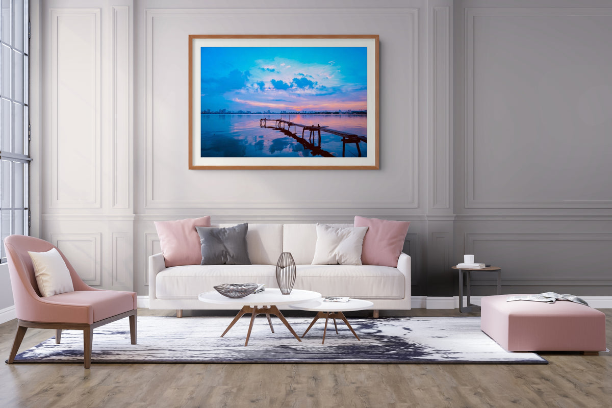 Cielo y Paisaje - Lienzo premium 430g (calidad de galeria)