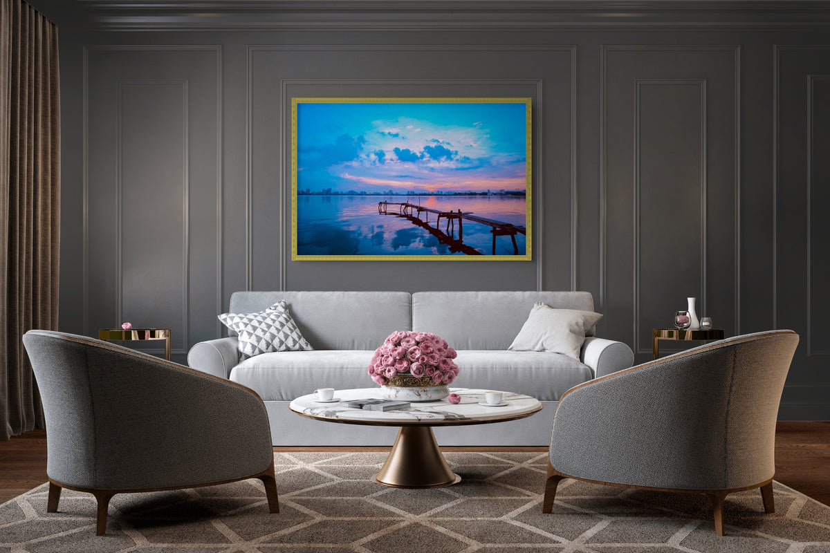 Cielo y Paisaje - Lienzo premium 430g (calidad de galeria)