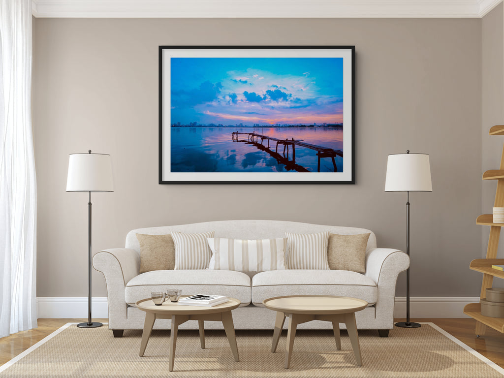 Cielo y Paisaje - Lienzo premium 430g (calidad de galeria)