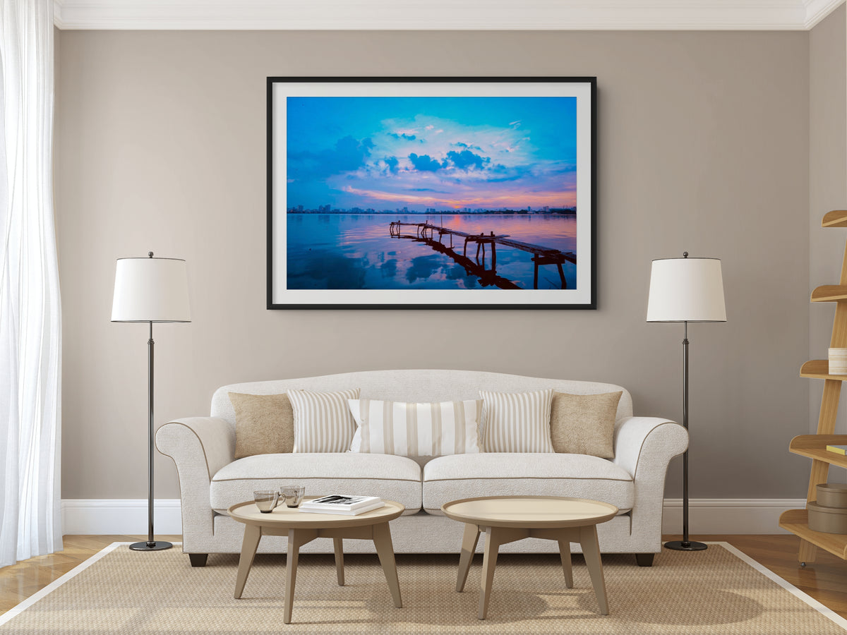 Cielo y Paisaje - Lienzo premium 430g (calidad de galeria)