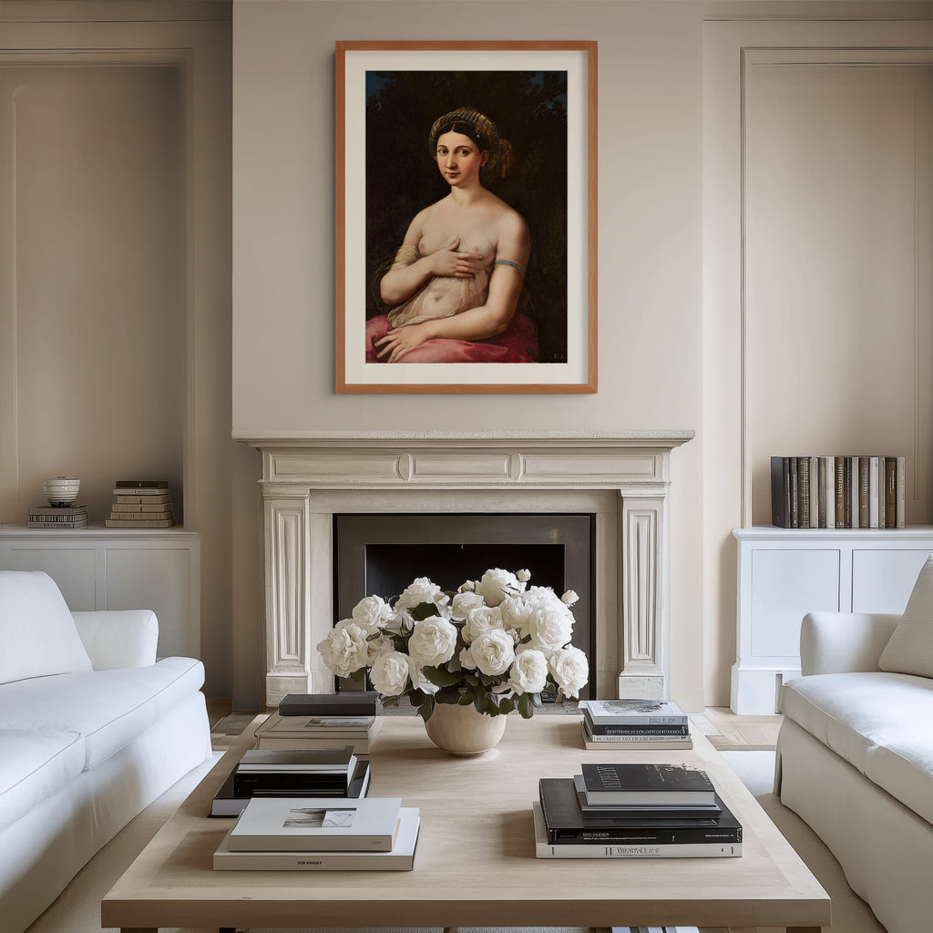 La Fornarina - Rafael Sanzio - Lienzo premium 430g (calidad de galeria)