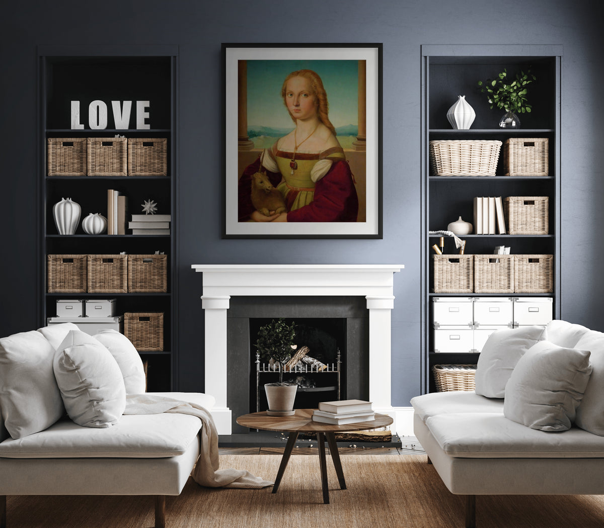 Saint Michael Vanquishing the Demon - Raphael Sanzio - Premium Canvas 430g (gallery quality)