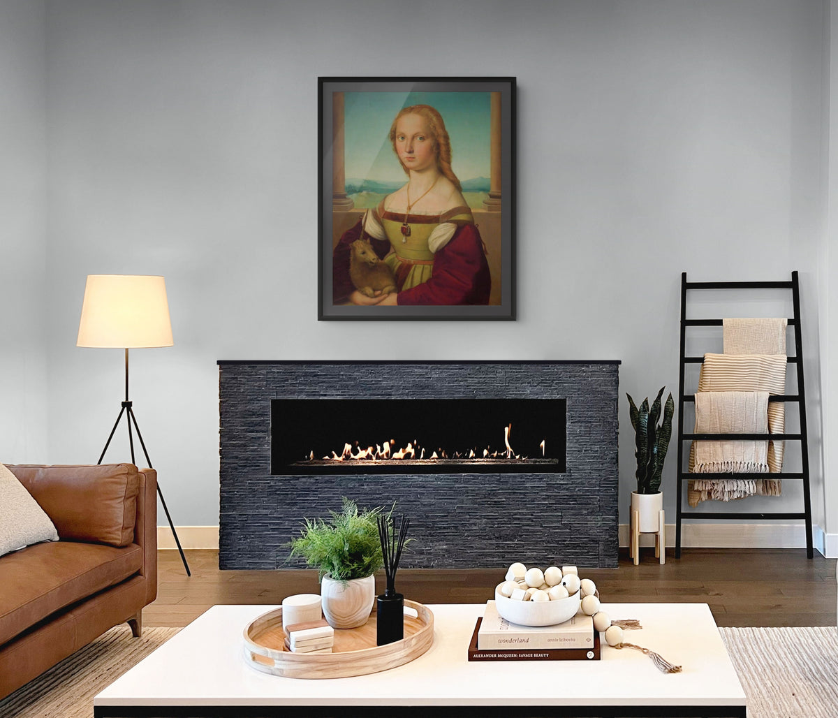 Saint Michael Vanquishing the Demon - Raphael Sanzio - Premium Canvas 430g (gallery quality)