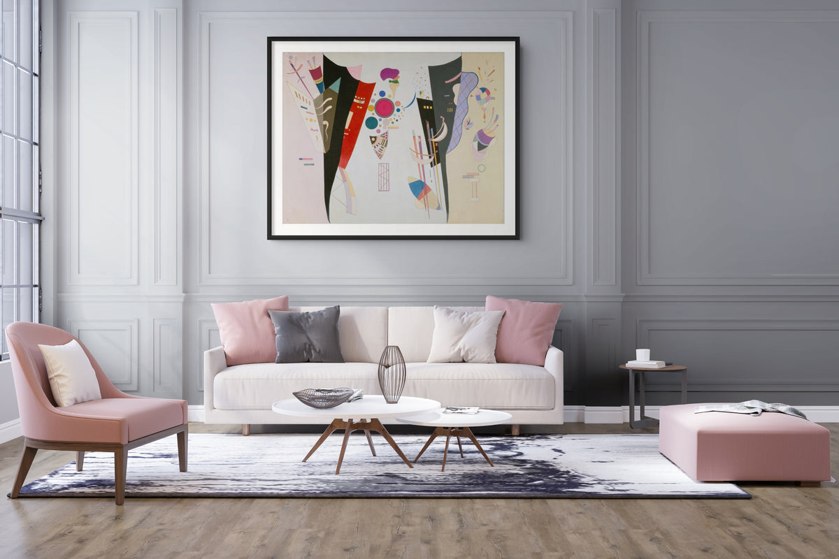 Couple on Horseback - Wassily Kandinsky - Premium 430g canvas (gallery quality)
