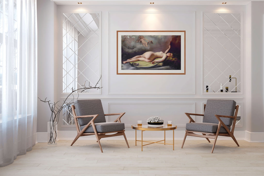La fumadora de opio -  Luis Ricardo Falero - Lienzo premium 430g (calidad de galeria)