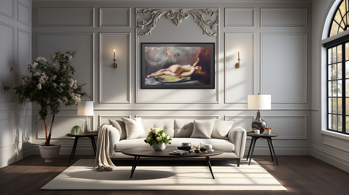 La fumadora de opio -  Luis Ricardo Falero - Lienzo premium 430g (calidad de galeria)