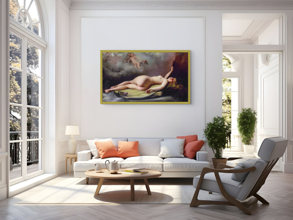 La fumadora de opio -  Luis Ricardo Falero - Lienzo premium 430g (calidad de galeria)