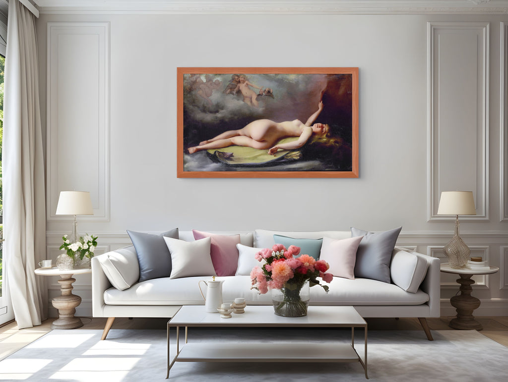 La fumadora de opio -  Luis Ricardo Falero - Lienzo premium 430g (calidad de galeria)