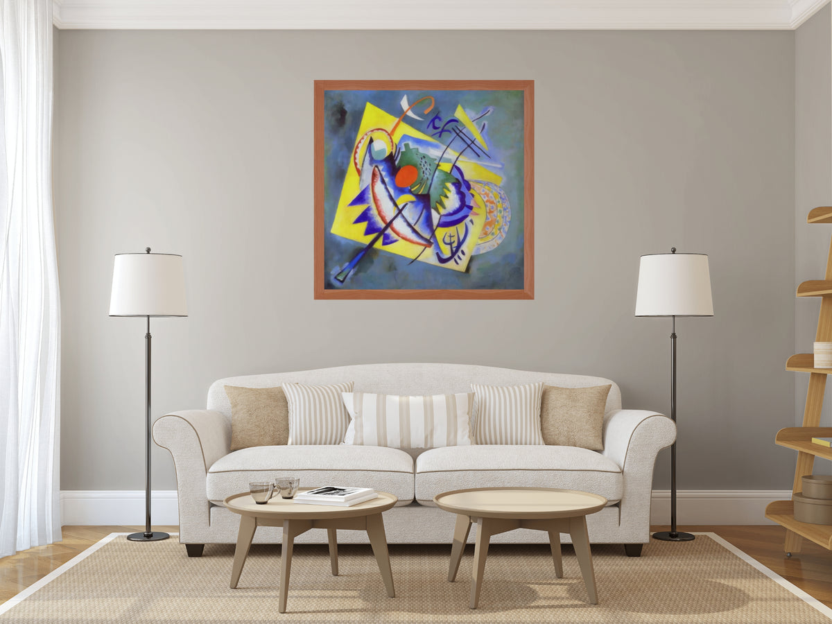 Couple on Horseback - Wassily Kandinsky - Premium 430g canvas (gallery quality)