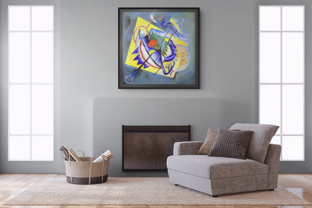 Couple on Horseback - Wassily Kandinsky - Premium 430g canvas (gallery quality)