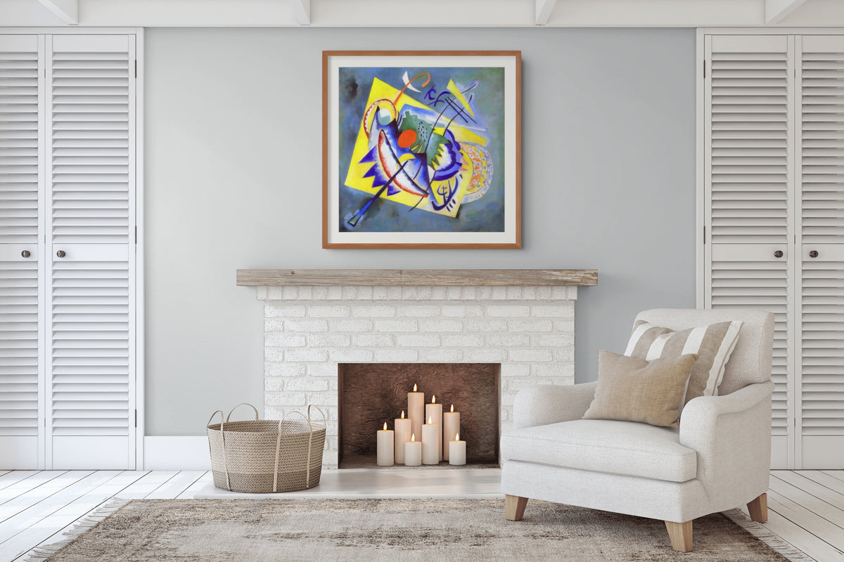 Couple on Horseback - Wassily Kandinsky - Premium 430g canvas (gallery quality)