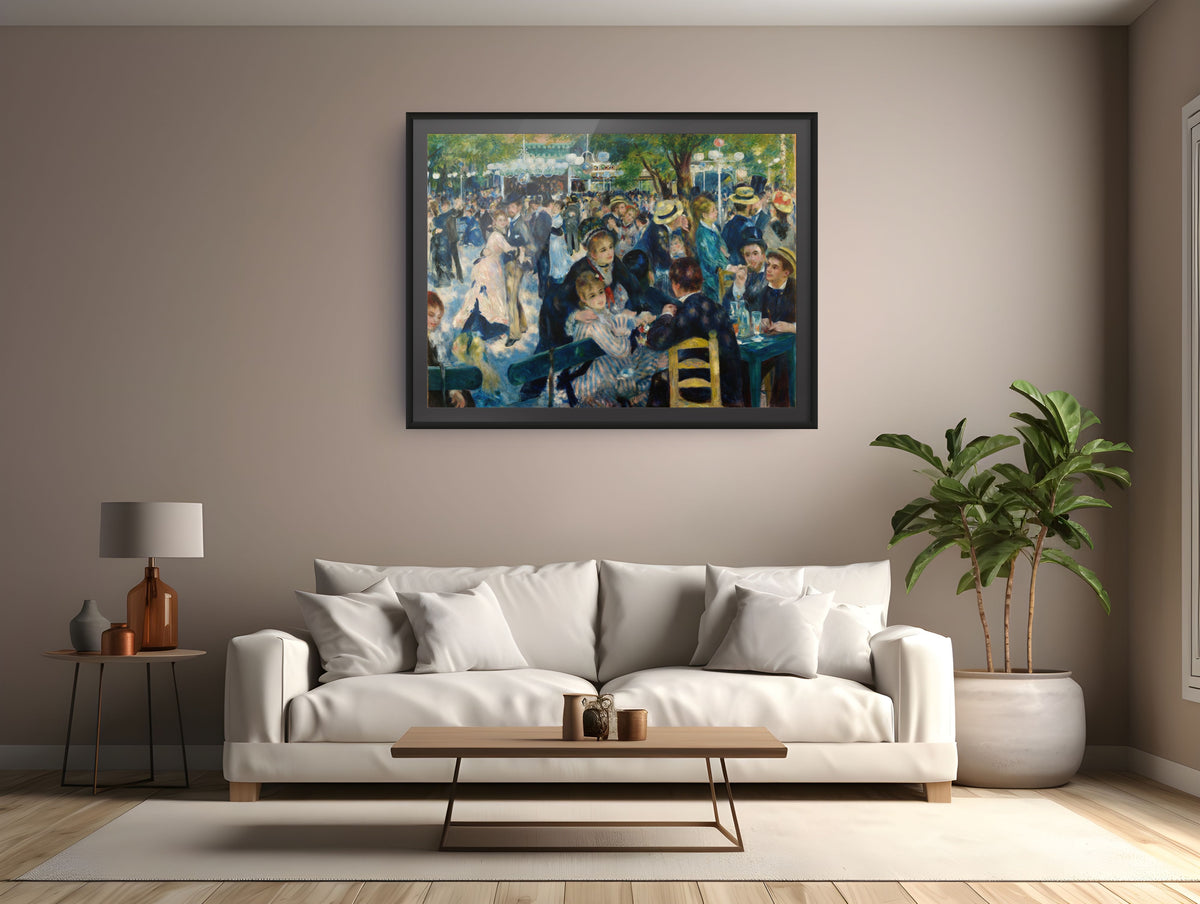 Bal du moulin de la Galette - Pierre-Auguste Renoir - Premium canvas 430g (gallery quality)