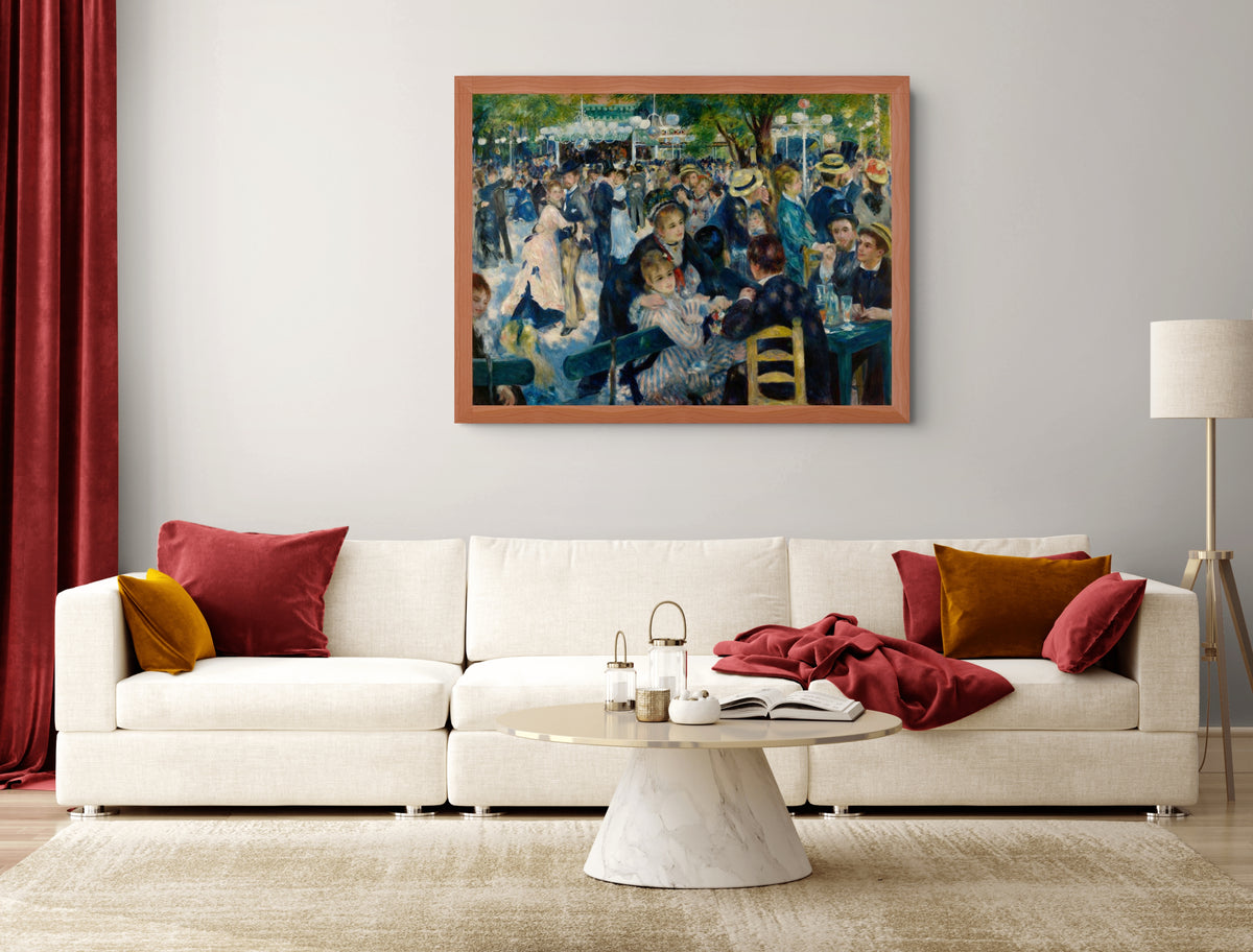 Bal du moulin de la Galette - Pierre-Auguste Renoir - Premium canvas 430g (gallery quality)