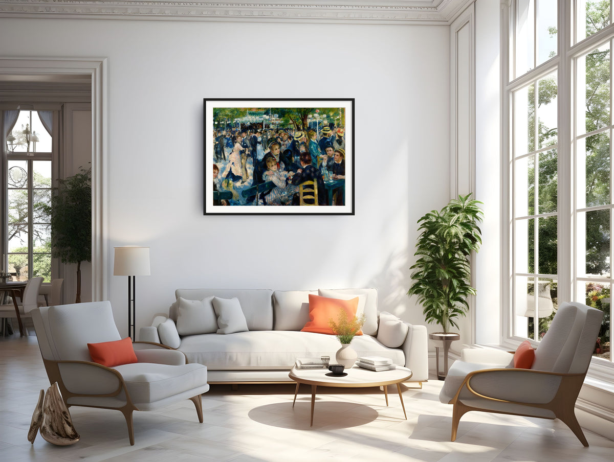 Bal du moulin de la Galette - Pierre-Auguste Renoir - Premium canvas 430g (gallery quality)