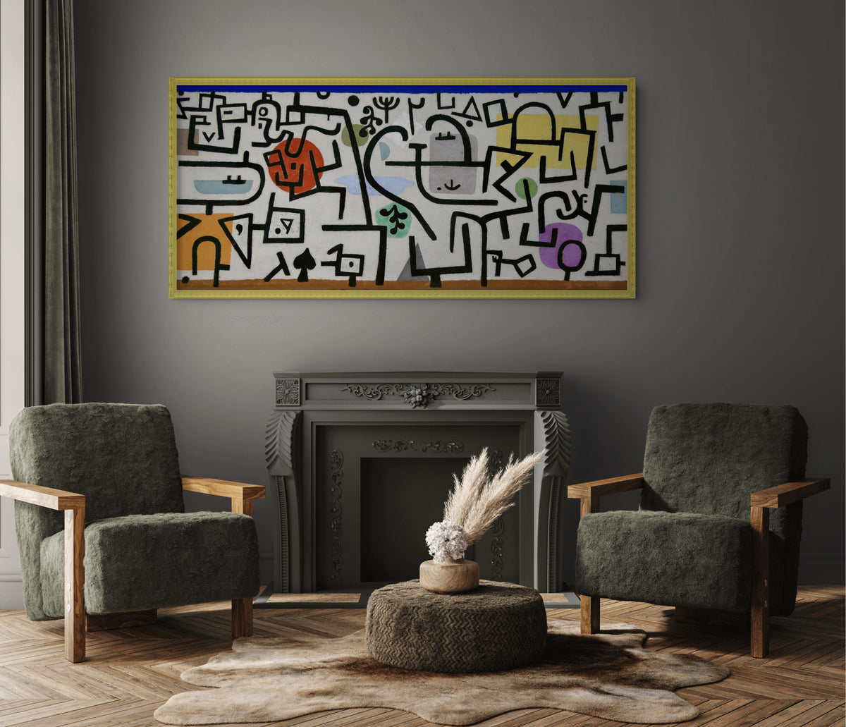 Puerto abundante - Paul Klee - Lienzo premium 430g (calidad de galeria)
