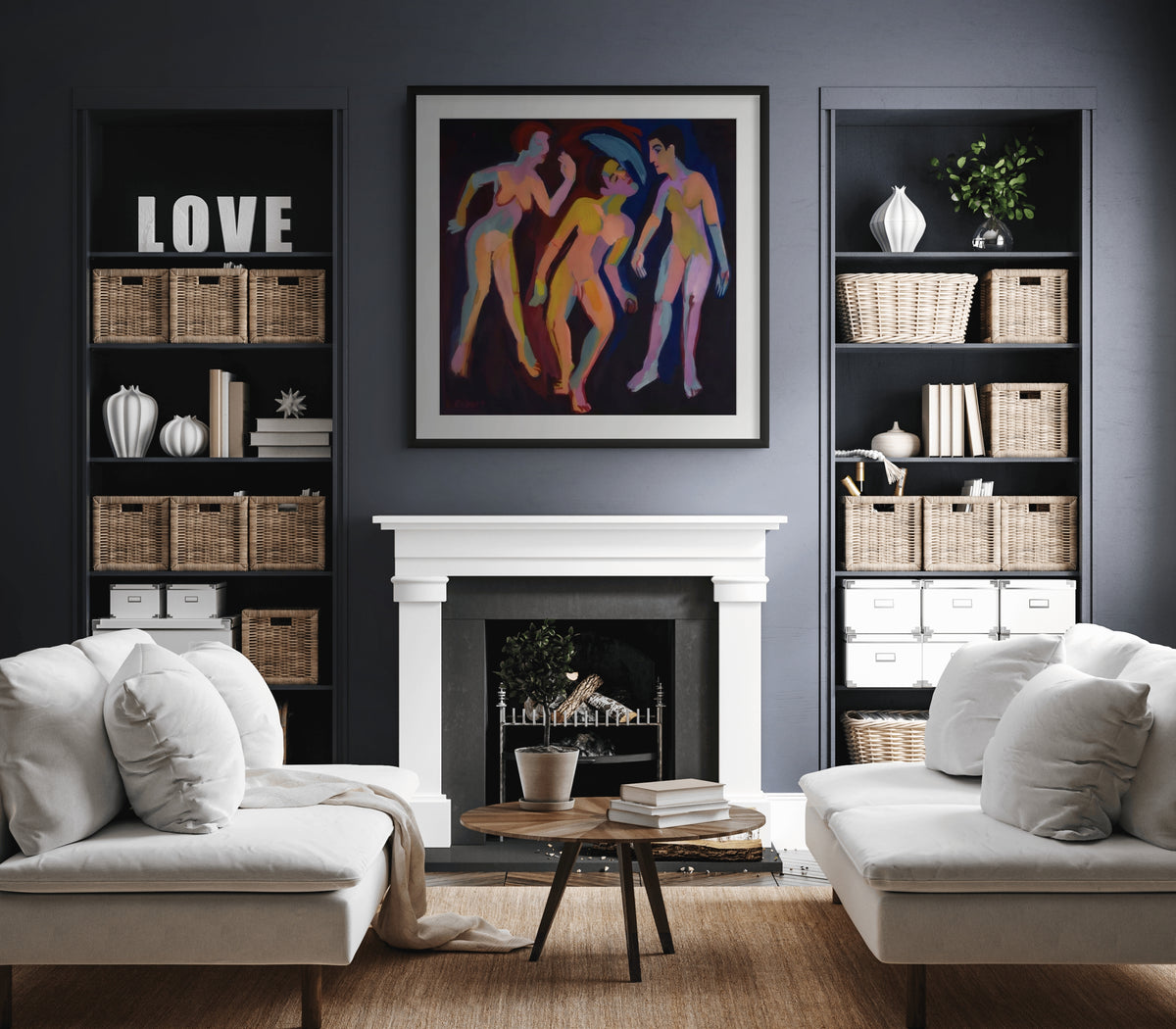 The Kiss - Edvard Munch - Premium canvas 430g (gallery quality)