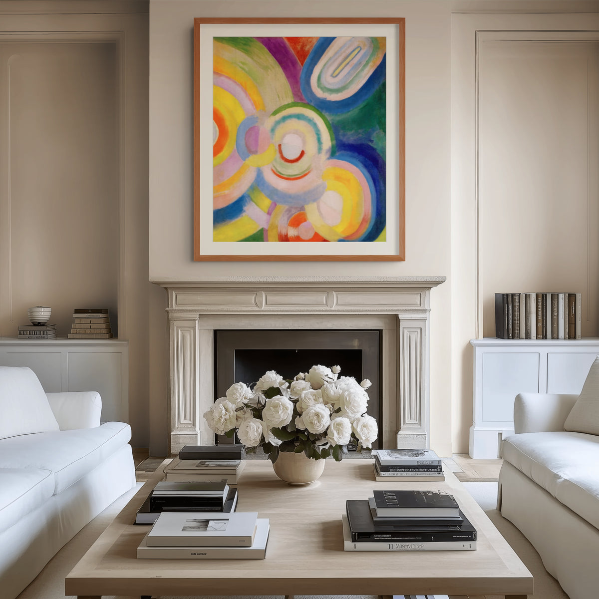 Simultaneous Windows - Robert Delaunay - Premium 430g Canvas (gallery quality)