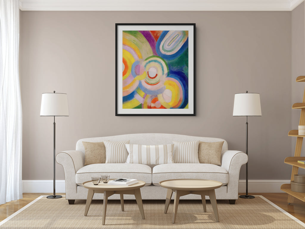 Simultaneous Windows - Robert Delaunay - Premium 430g Canvas (gallery quality)