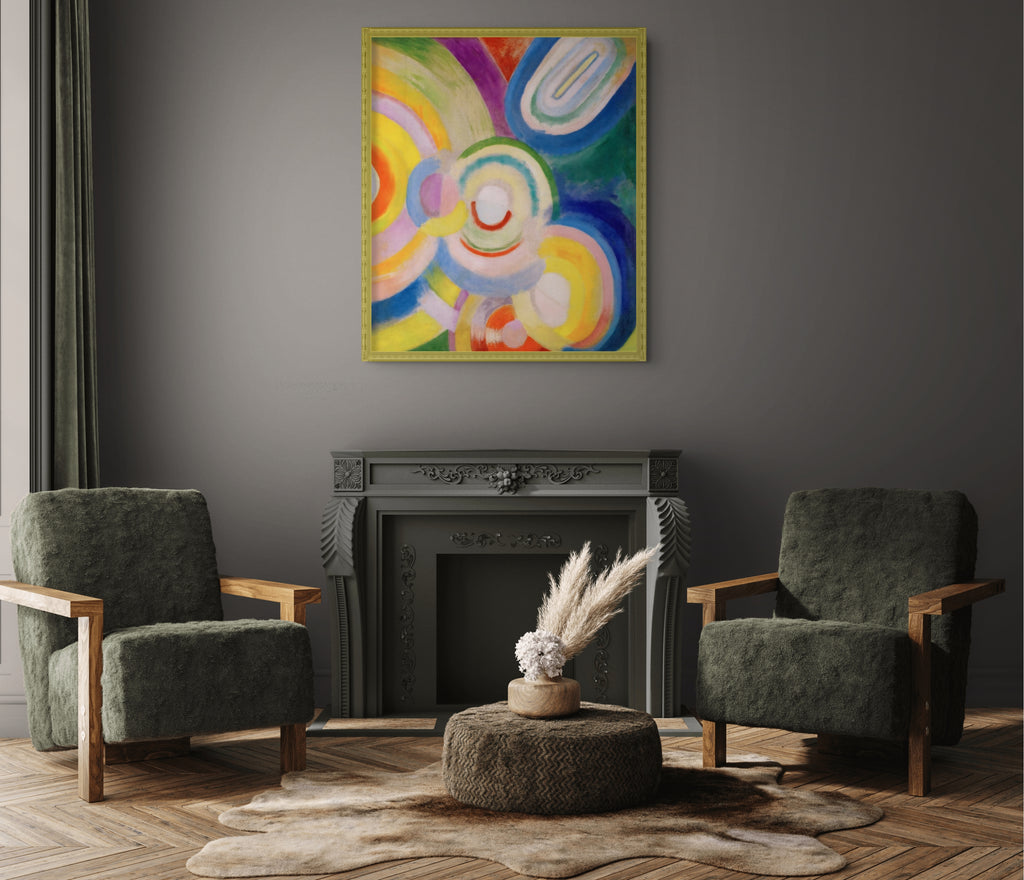 Simultaneous Windows - Robert Delaunay - Premium 430g Canvas (gallery quality)
