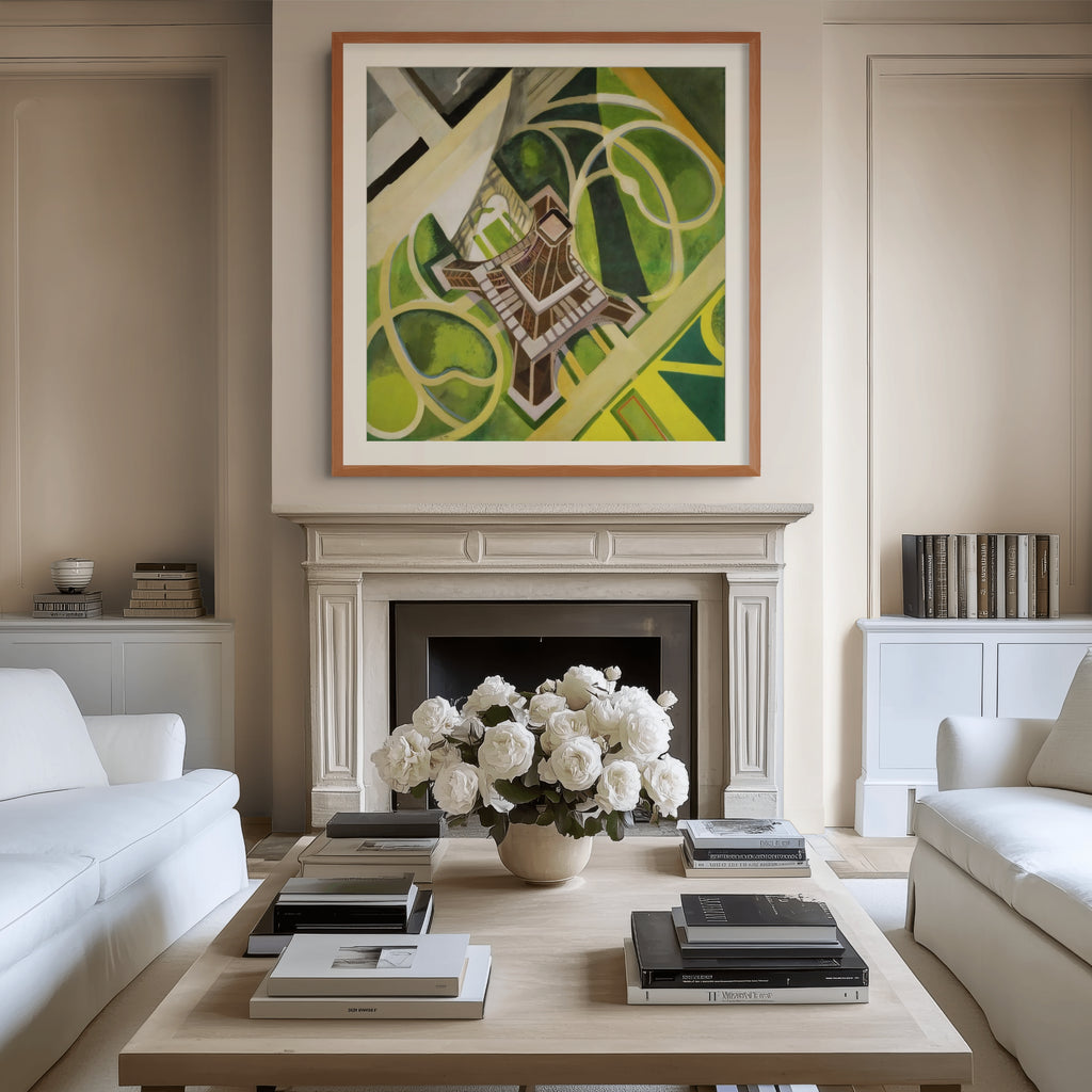 Simultaneous Windows - Robert Delaunay - Premium 430g Canvas (gallery quality)