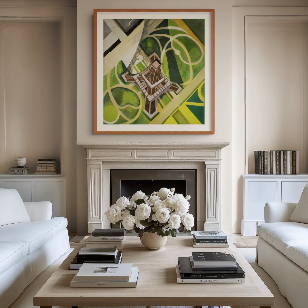 Simultaneous Windows - Robert Delaunay - Premium 430g Canvas (gallery quality)