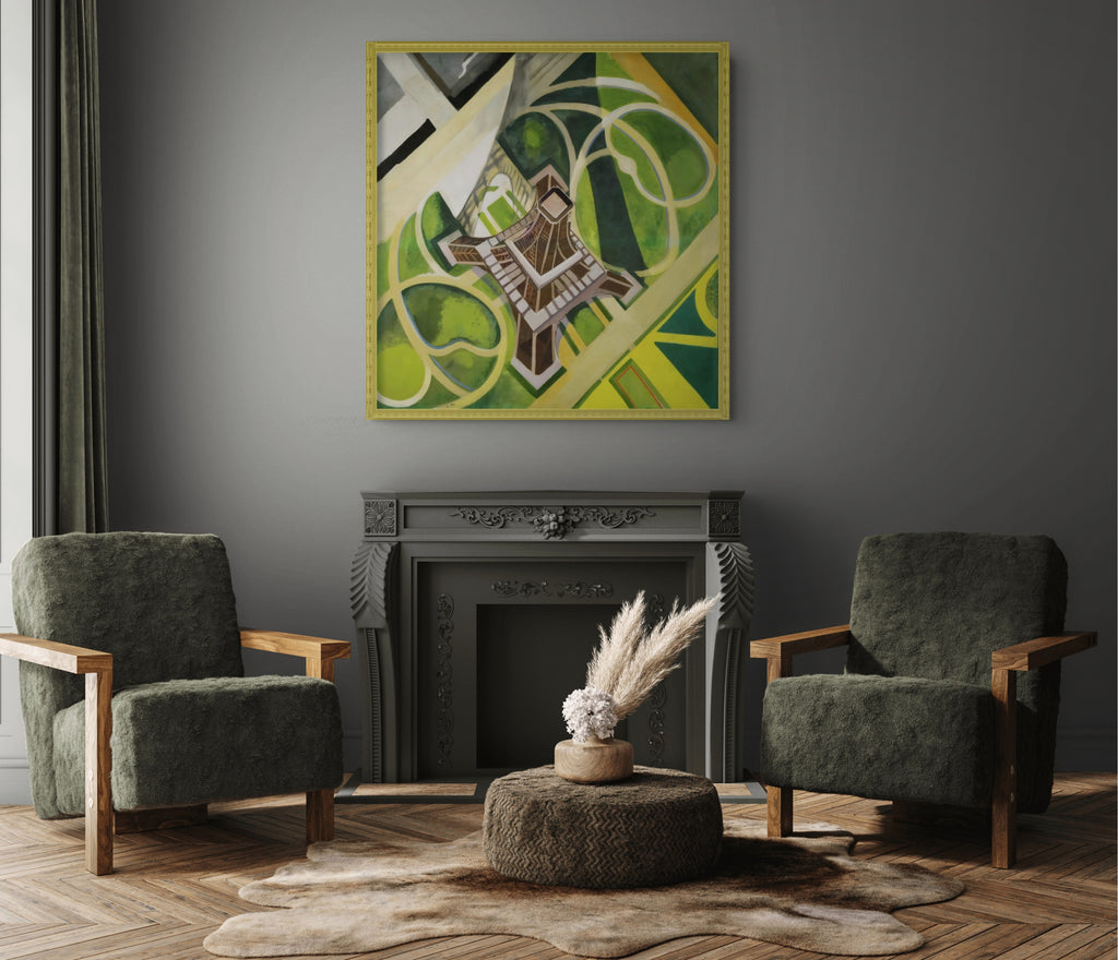 Simultaneous Windows - Robert Delaunay - Premium 430g Canvas (gallery quality)