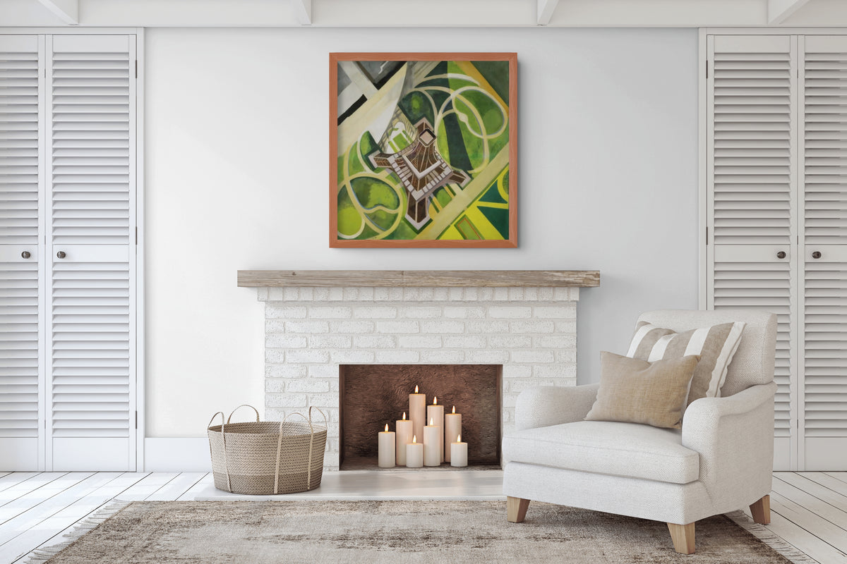 Simultaneous Windows - Robert Delaunay - Premium 430g Canvas (gallery quality)