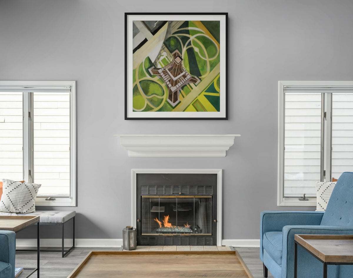 Simultaneous Windows - Robert Delaunay - Premium 430g Canvas (gallery quality)