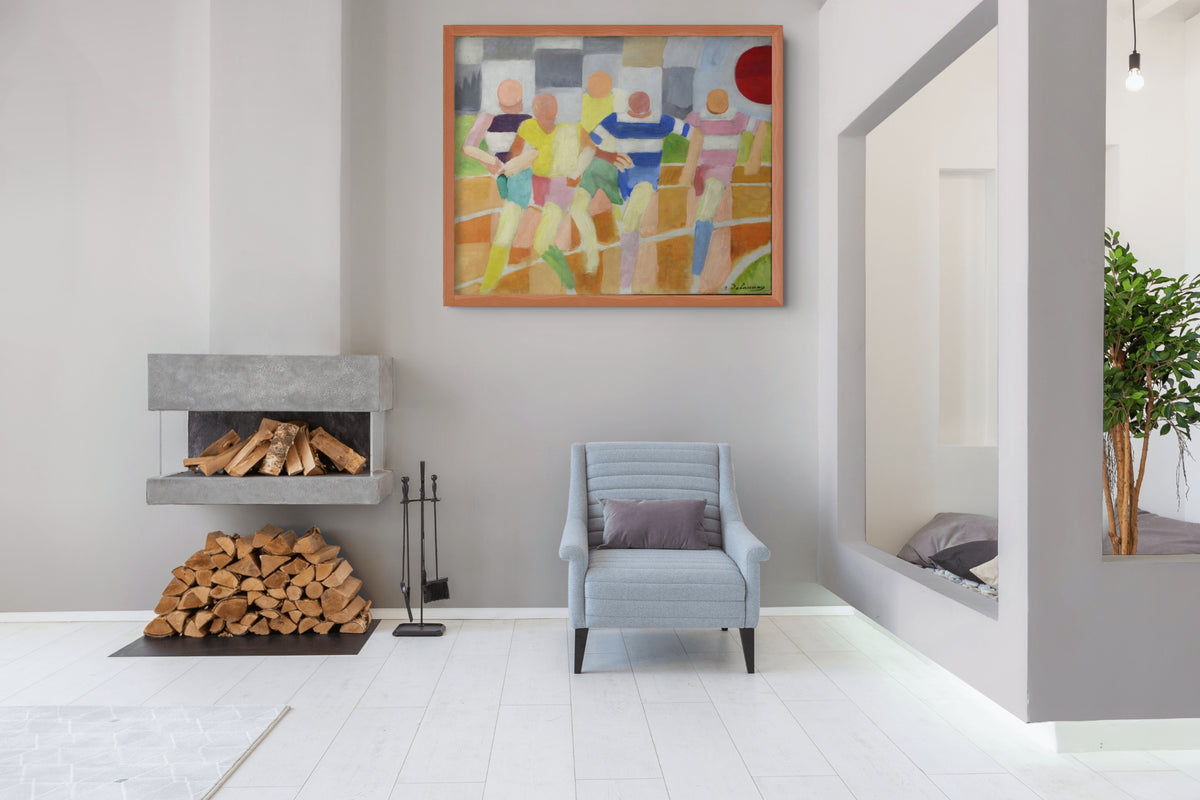 Simultaneous Windows - Robert Delaunay - Premium 430g Canvas (gallery quality)