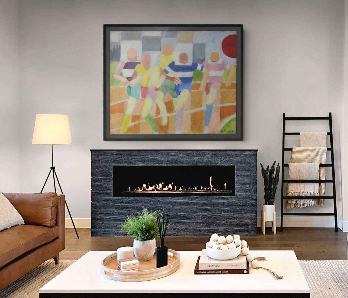 Simultaneous Windows - Robert Delaunay - Premium 430g Canvas (gallery quality)