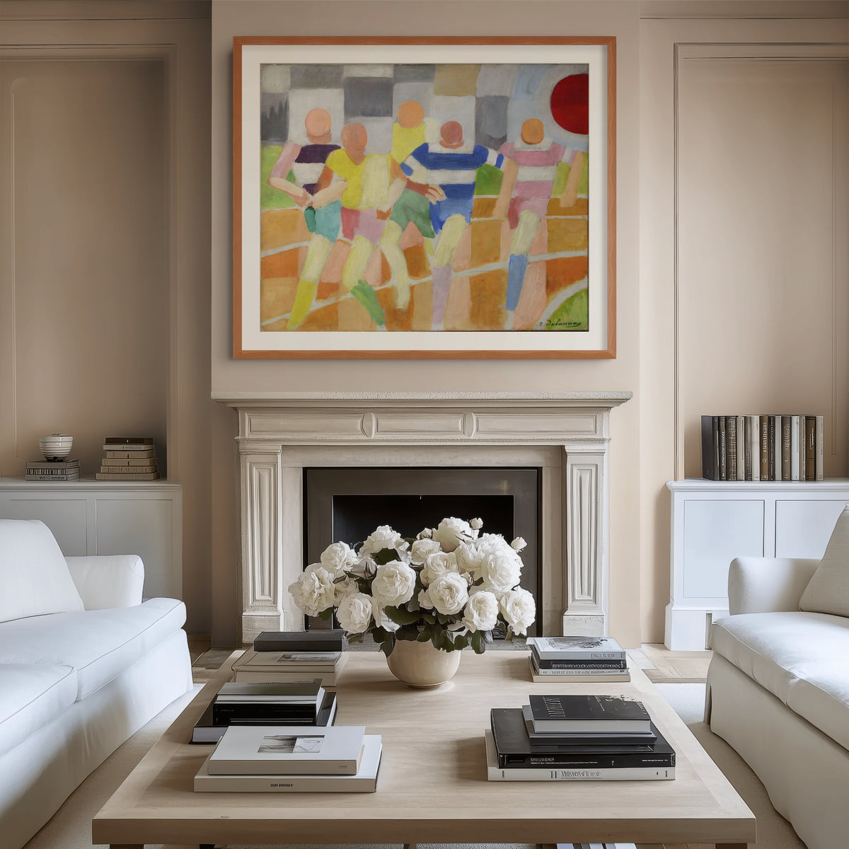 Simultaneous Windows - Robert Delaunay - Premium 430g Canvas (gallery quality)