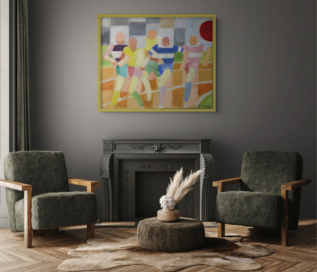 Simultaneous Windows - Robert Delaunay - Premium 430g Canvas (gallery quality)