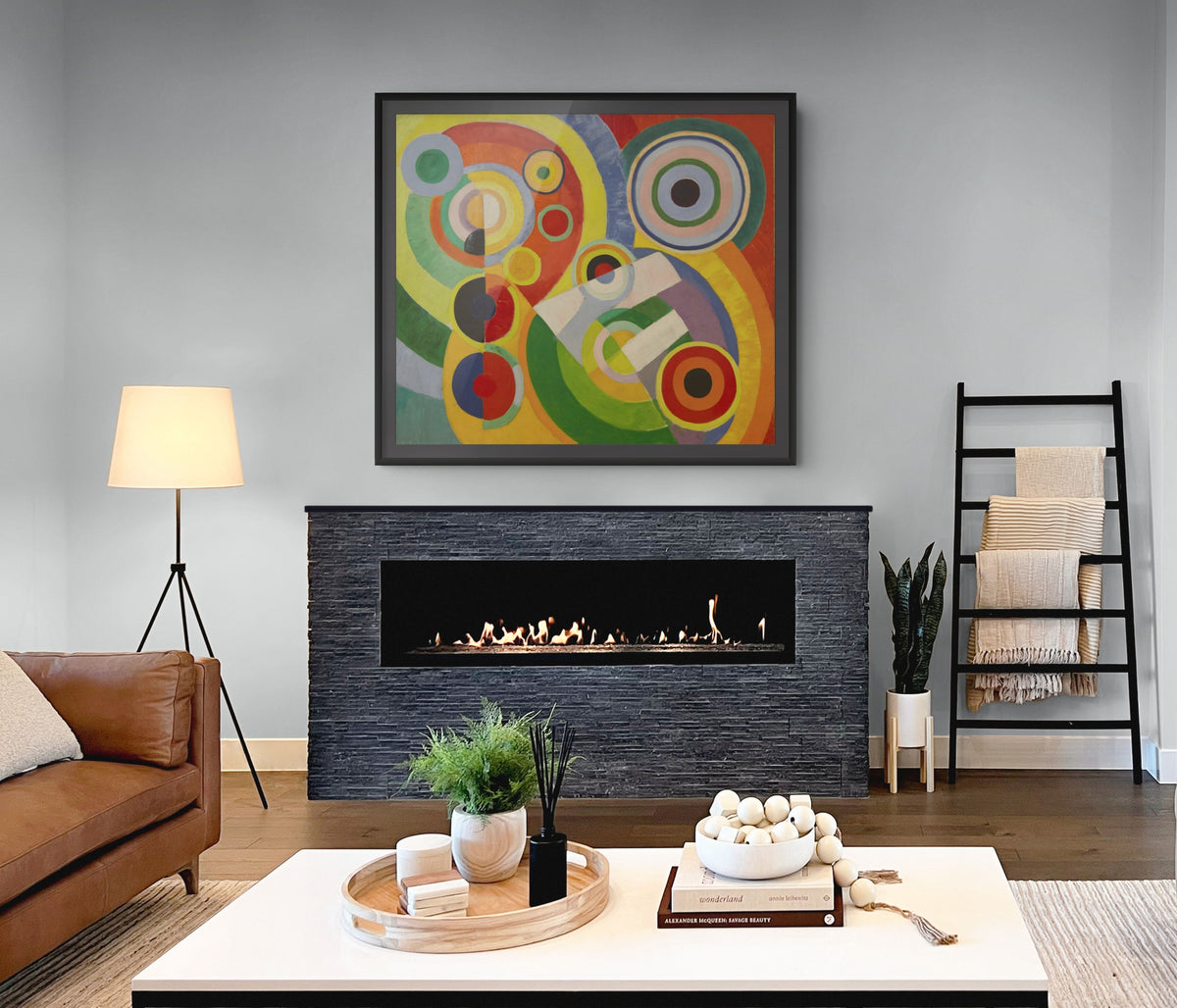 Simultaneous Windows - Robert Delaunay - Premium 430g Canvas (gallery quality)